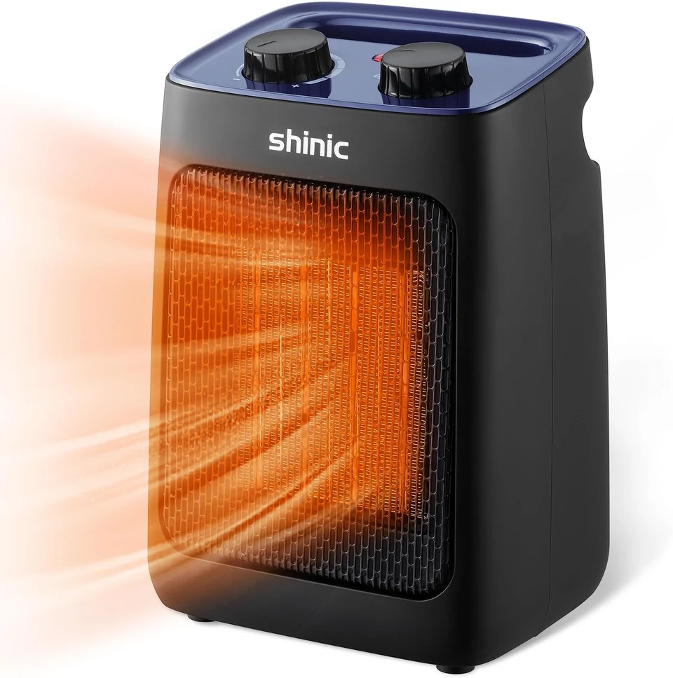 SHINIC blue portable ceramic heater
