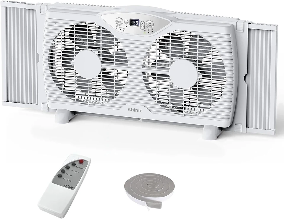 SHINIC thermostat twin window fan